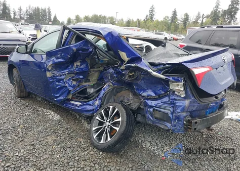 2017 Toyota Corolla Se из США, поврежденный, VIN 2T1BURHEXHC836482